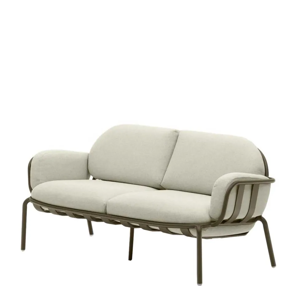 Gartensofa in Graugrün aus Metall - Ocna