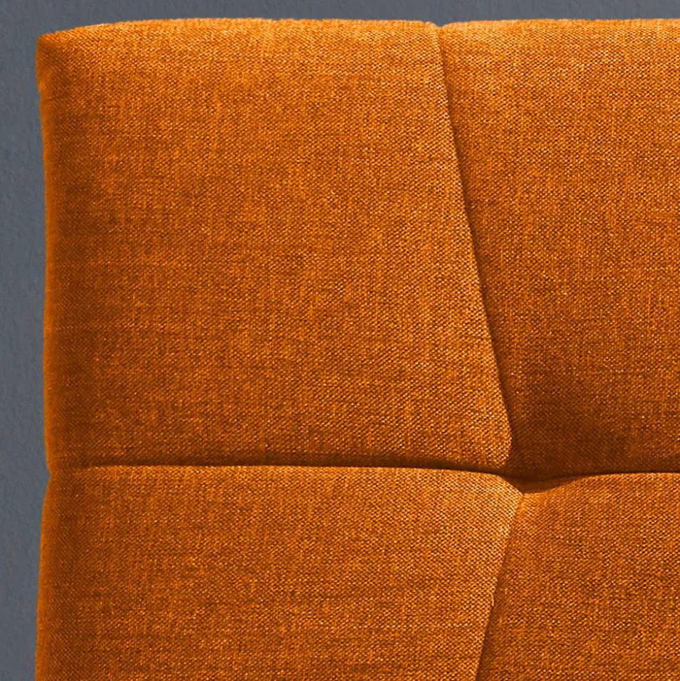 Gelber Schlafsessel mit Flachgewebe Bezug - Babsy
