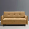 Gelbes Schlafsofa mit Bettkasten - Racana
