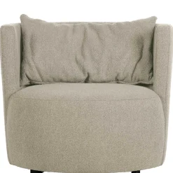 Gemütlicher Polstersessel in Beige Boucle - Capella