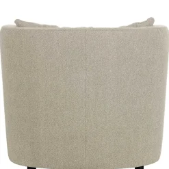 Gemütlicher Polstersessel in Beige Boucle - Capella