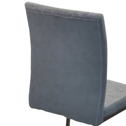 Gepolsterte Schwingstühle in Anthrazit - Blacer (4er Set)