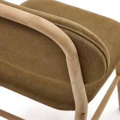 Gepolsterte Stühle in Dunkelgrün Chenille - Ranuves (2er Set)