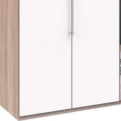 Gleittüren-Schlafzimmerschrank mit Spiegel - Vaclyn