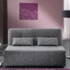 Graue Bettcouch mit Faltmechanik - Dalicia