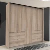 Großer Kleiderschrank in Eiche Sägerau - Zayun