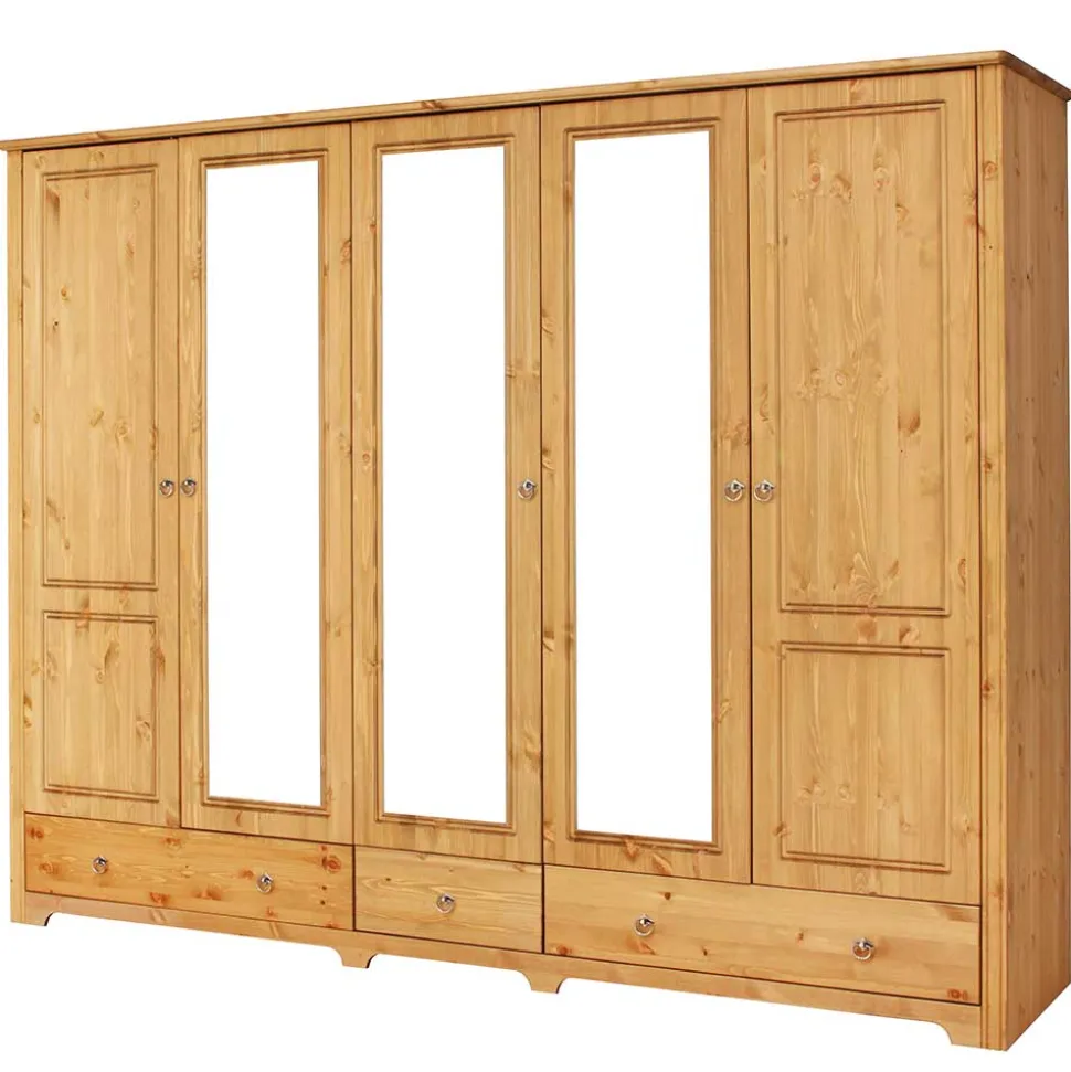 Großer Schlafzimmerschrank in Natur - Imressa