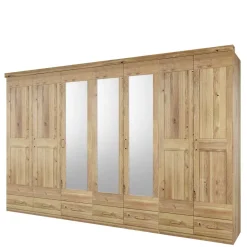 Großer Schlafzimmerschrank mit 7 Türen & Schubladen - Zamron