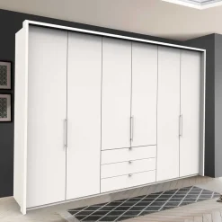 Großer Schrank für Kleidung in Weiß - Donpiave