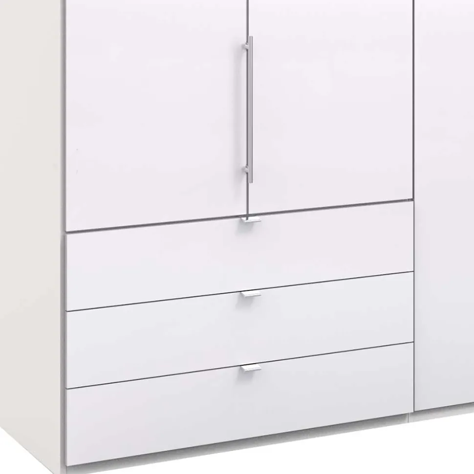 Großer Schrank fürs Schlafzimmer in Weiß - Dolienca