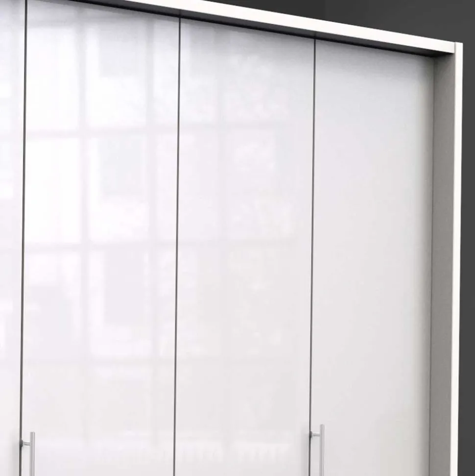 Großer Schrank fürs Schlafzimmer in Weiß - Dolienca