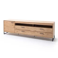 Großes Design TV Board & Wandregal - Assela (zweiteilig)