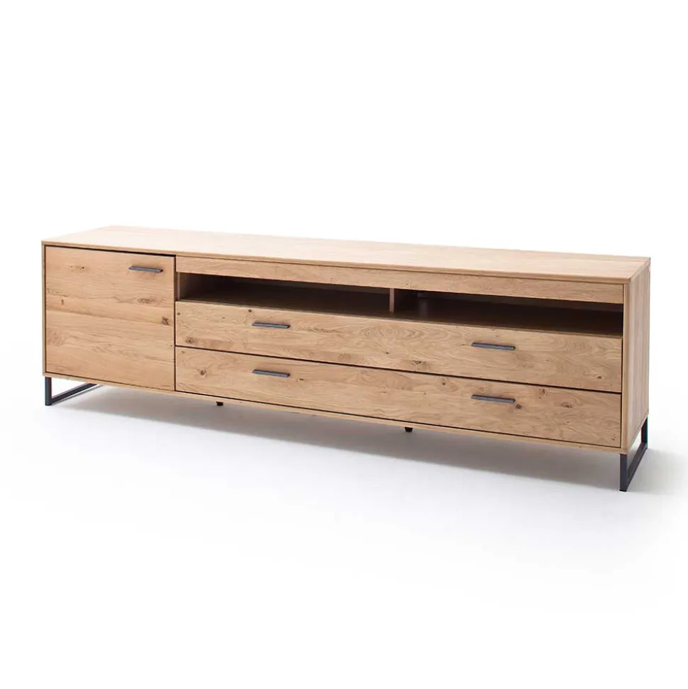 Großes Design TV Board & Wandregal - Assela (zweiteilig)