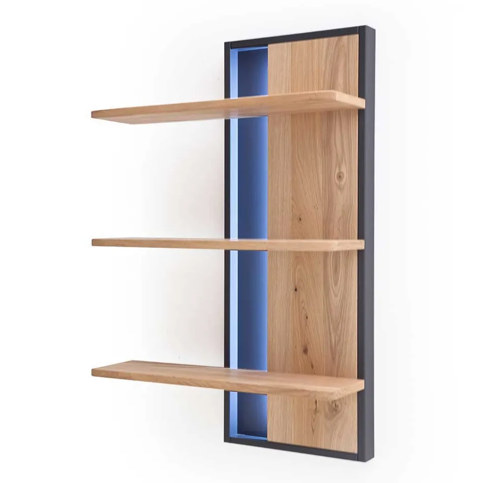 Großes Design TV Board & Wandregal - Assela (zweiteilig)