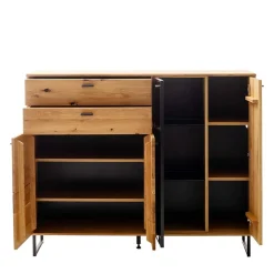 Großes Highboard mit Metall Bügelgestell - Flacona