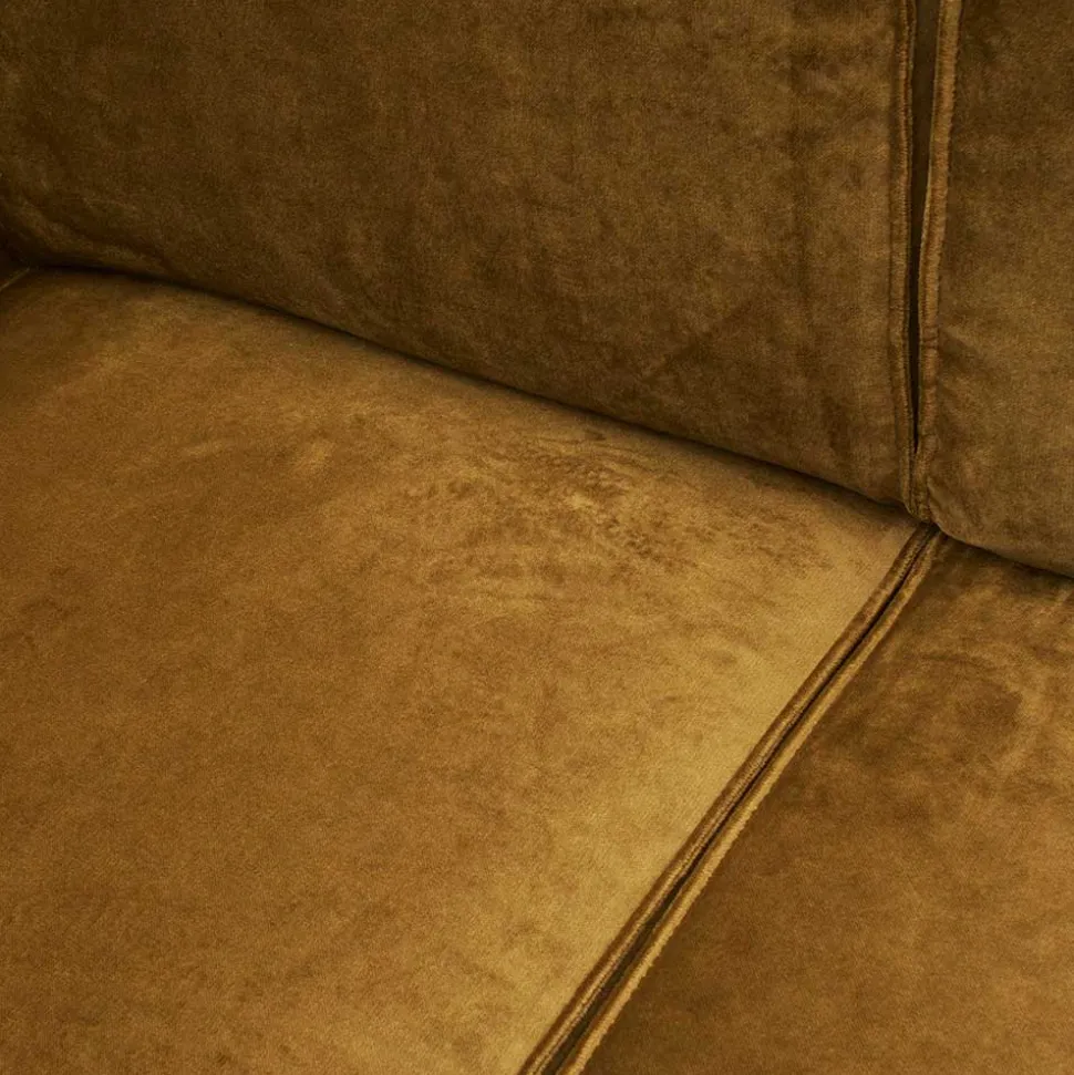 Großes Samtsofa als 4-Sitzer - Depecha