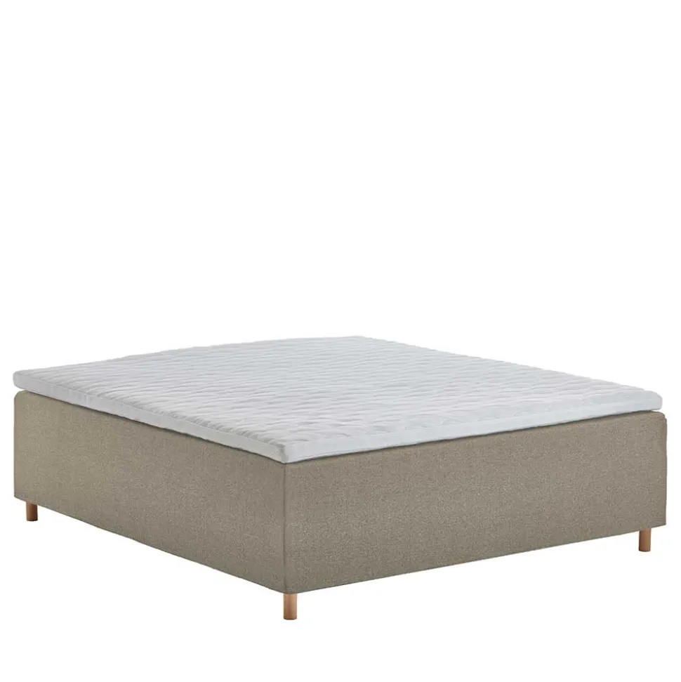 H3 Polsterbett in Creme & Natur - Suvanica