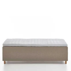 H3 Polsterbett in Creme & Natur - Suvanica