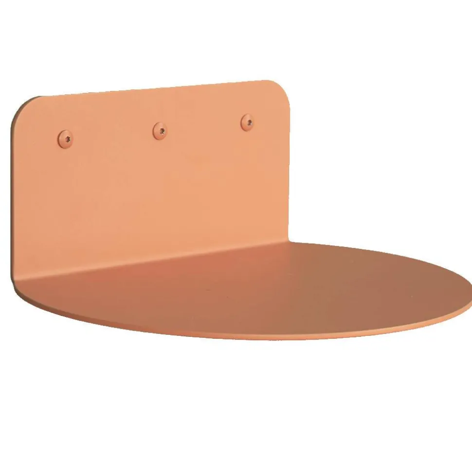 Halbrundes Hängeregal in Terracotta - Parana
