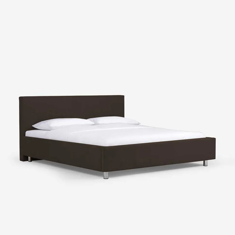 Hübsches Polsterbett Kara in Braun