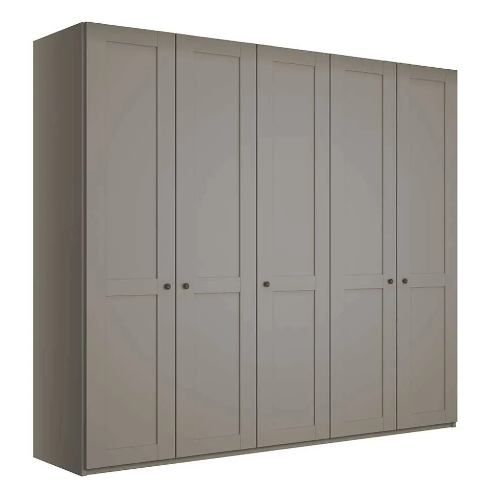 Hellgrauer Schlafzimmerschrank 250 cm breit - Ridonna