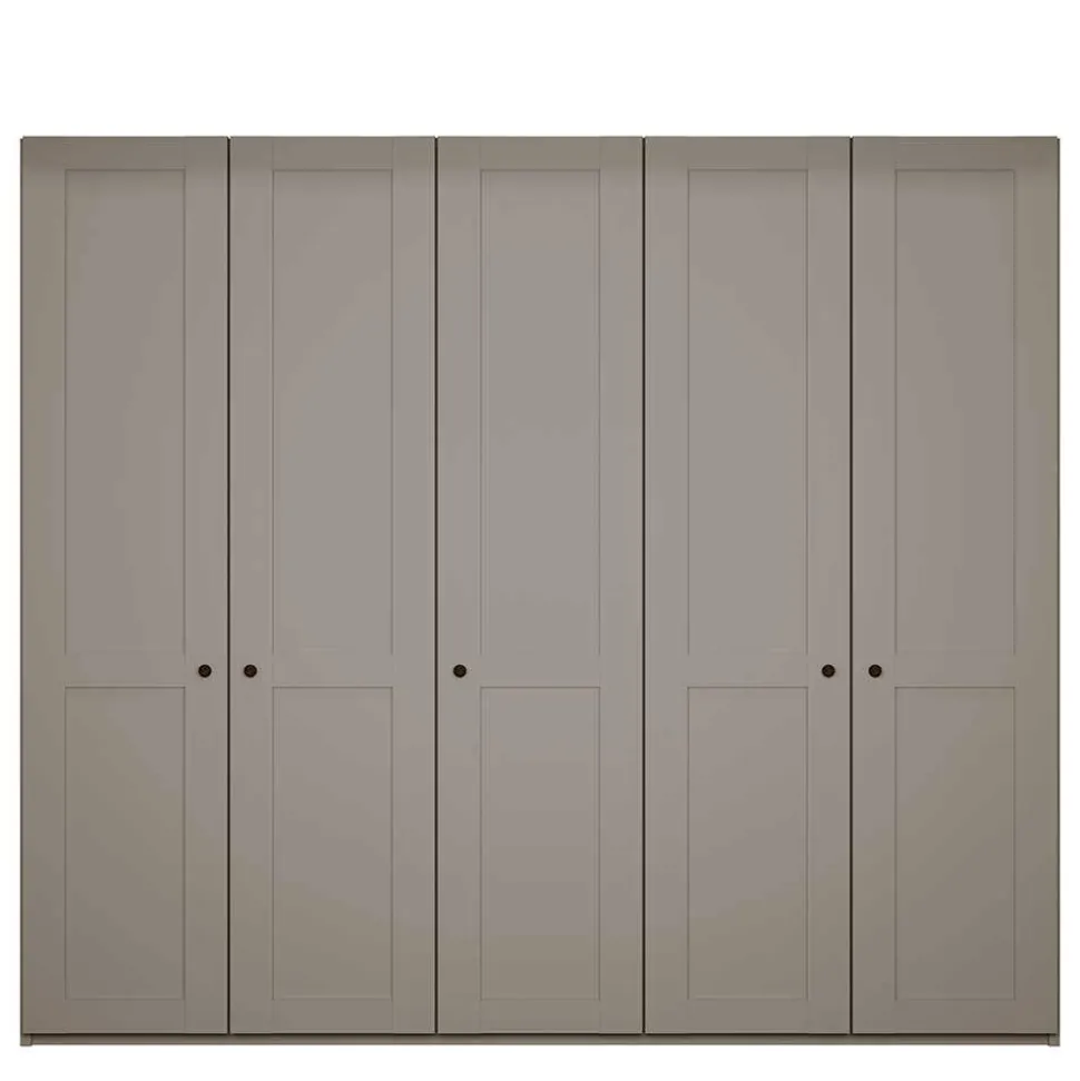 Hellgrauer Schlafzimmerschrank 250 cm breit - Ridonna
