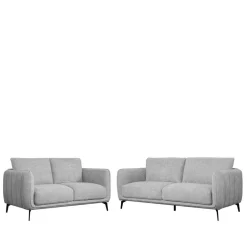 Hellgraues Sofa mit Taschenfederkern - Havilano