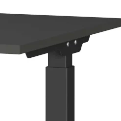 Höhenverstellbarer Schreibtisch in Dunkelgrau - Espnoz