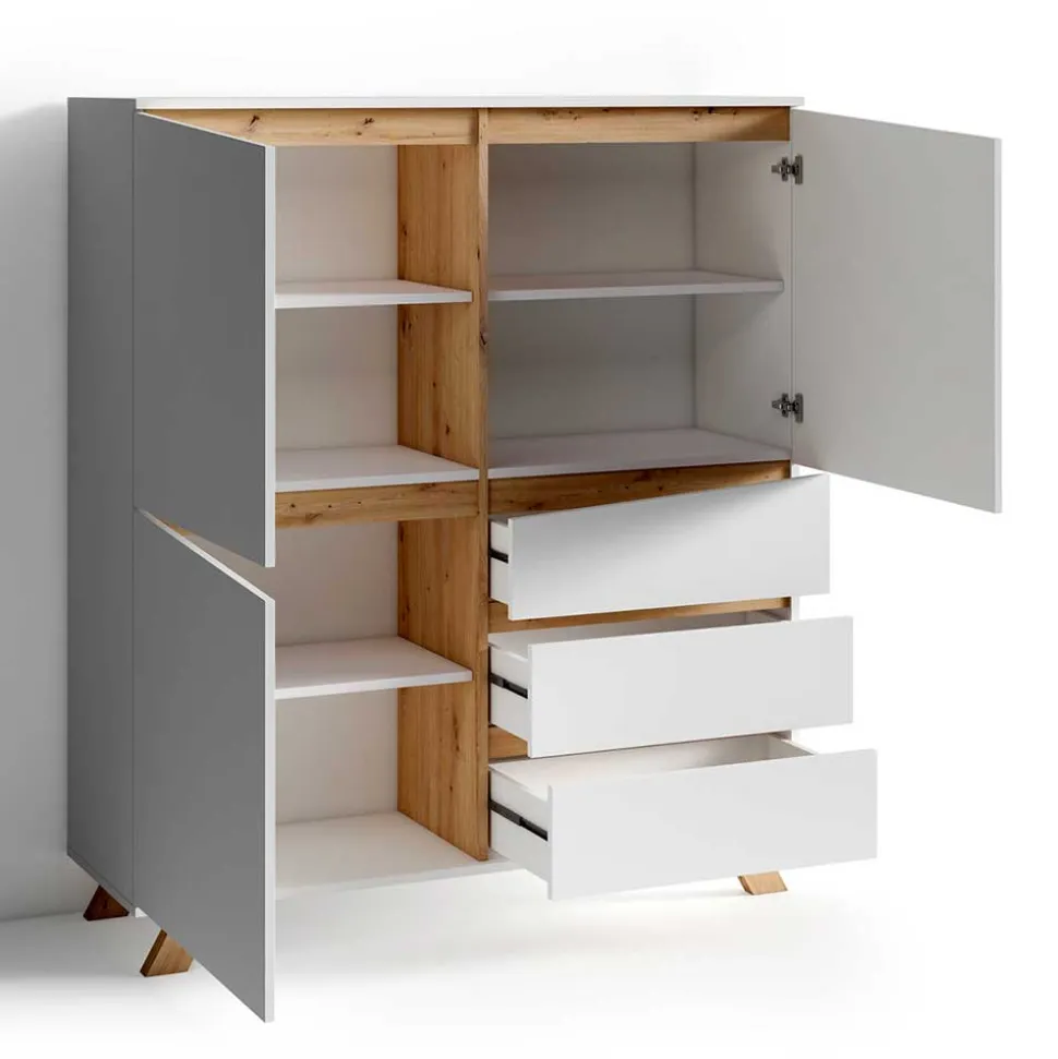 Highboard im Skandinavischen Wohnstil - Cady