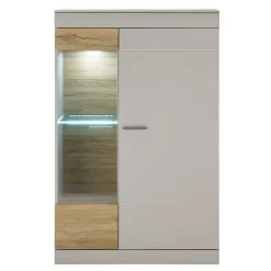 Highboard in Hellgrau & Zinneiche NB - Lioscas