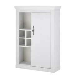 Highboard in weißer Holzoptik Pinie - Liancos