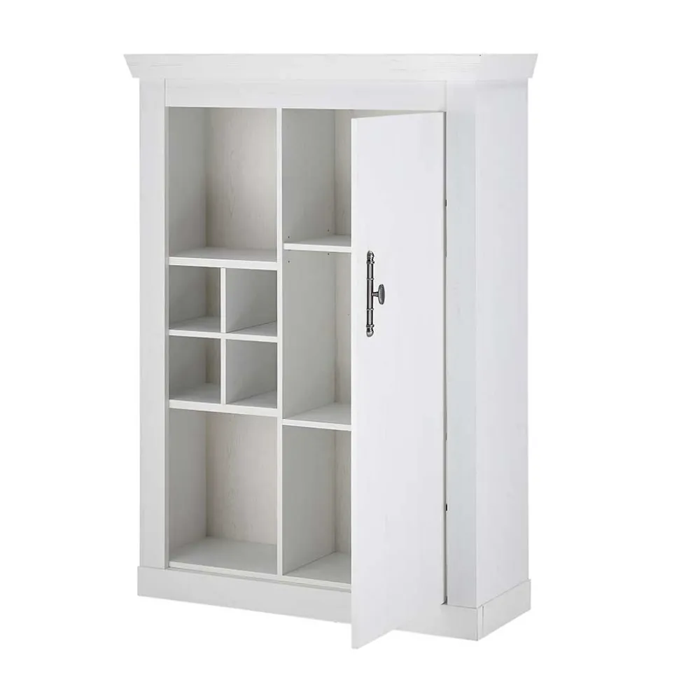 Highboard in weißer Holzoptik Pinie - Liancos