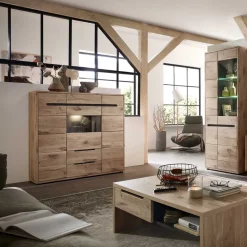 Highboard mit 3 Türen & 2 Schubladen - Zelio