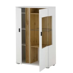 Highboard mit Glas und Licht modern - Racelyn