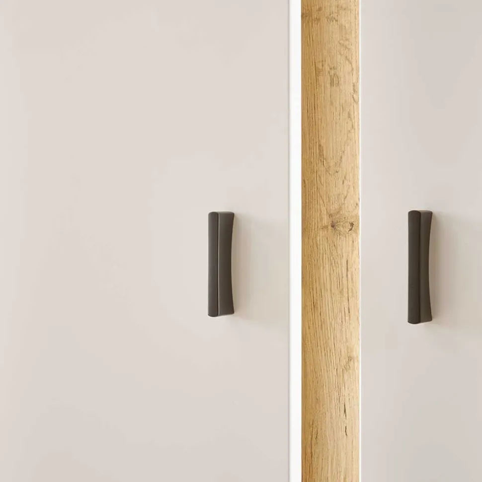 Highboard mit Glas und Licht modern - Racelyn