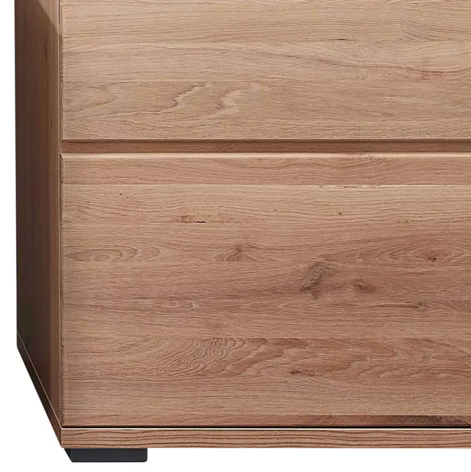 Highboard mit Glaseinsatz und LED Beleuchtung - Latenda