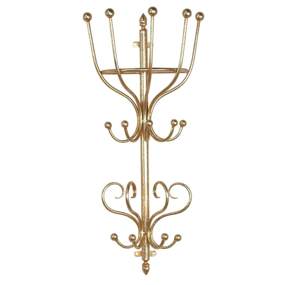 Hängegarderobe Manuella in Goldfarben