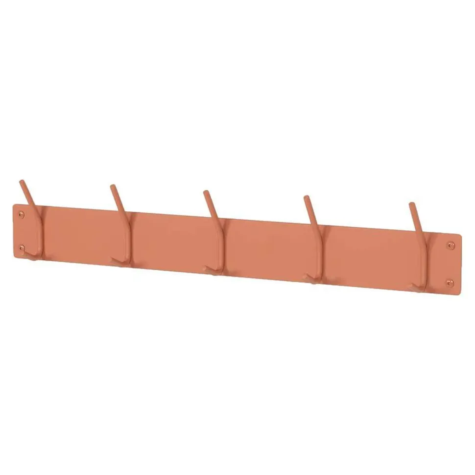 Hängegarderobe mit fünf Haken aus Stahl - Lieke