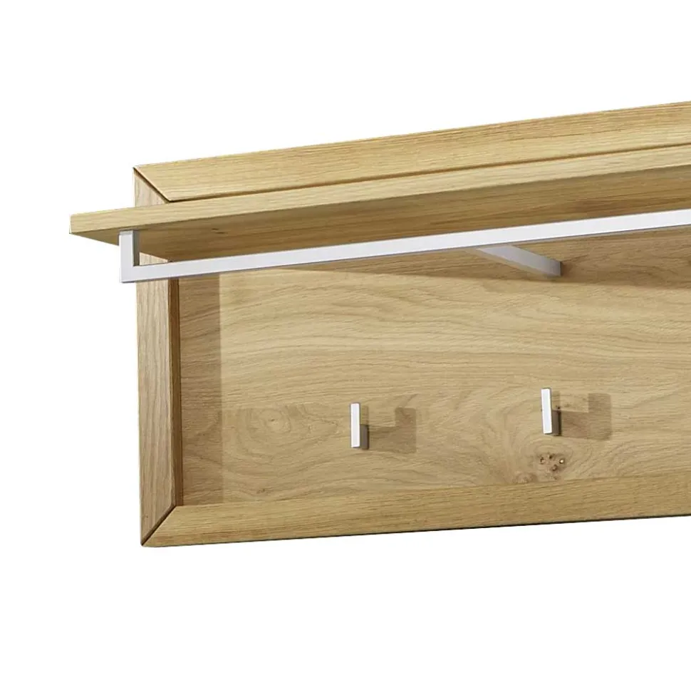 Hängegarderobe Natrius aus Wildeiche Massivholz