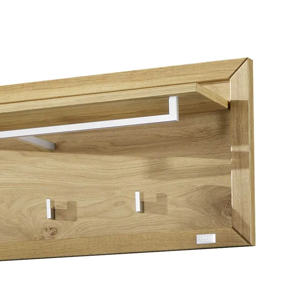 Hängegarderobe Natrius aus Wildeiche Massivholz
