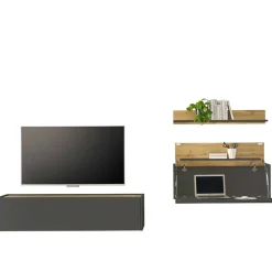 Hängende TV Anbauwand Möbel - Ahilav (dreiteilig)