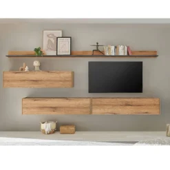 Hängende TV Anbauwand Set - Colomania (fünfteilig)