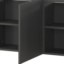 Hängendes TV Element in Dunkelgrau - Jeveda