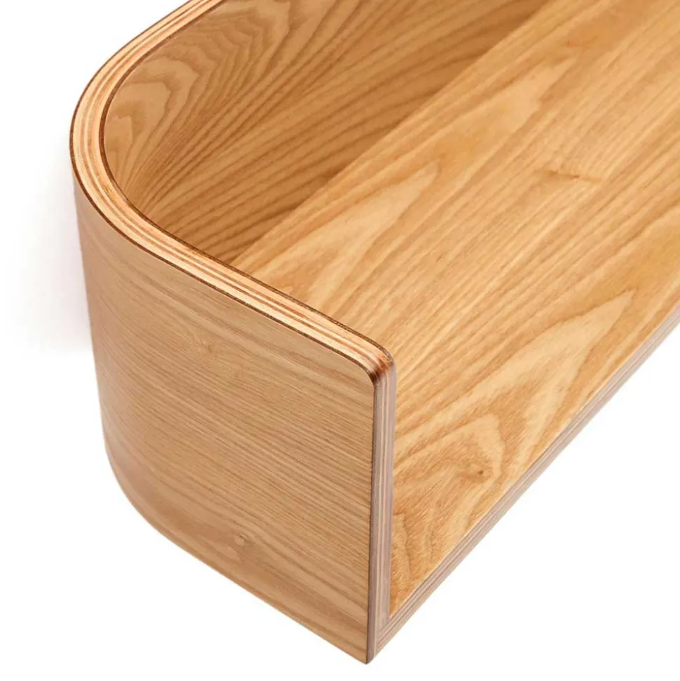Hängeregal in Esche Furnier - Raso