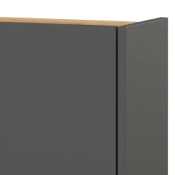 Hänge-Schuhschrank & Rundspiegel Set - Calisian (zweiteilig)