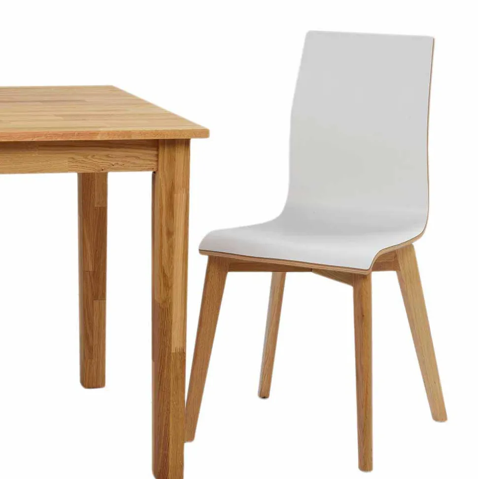 Hochdrucklaminat Stuhl in Weiß - Sonda (2er Set)