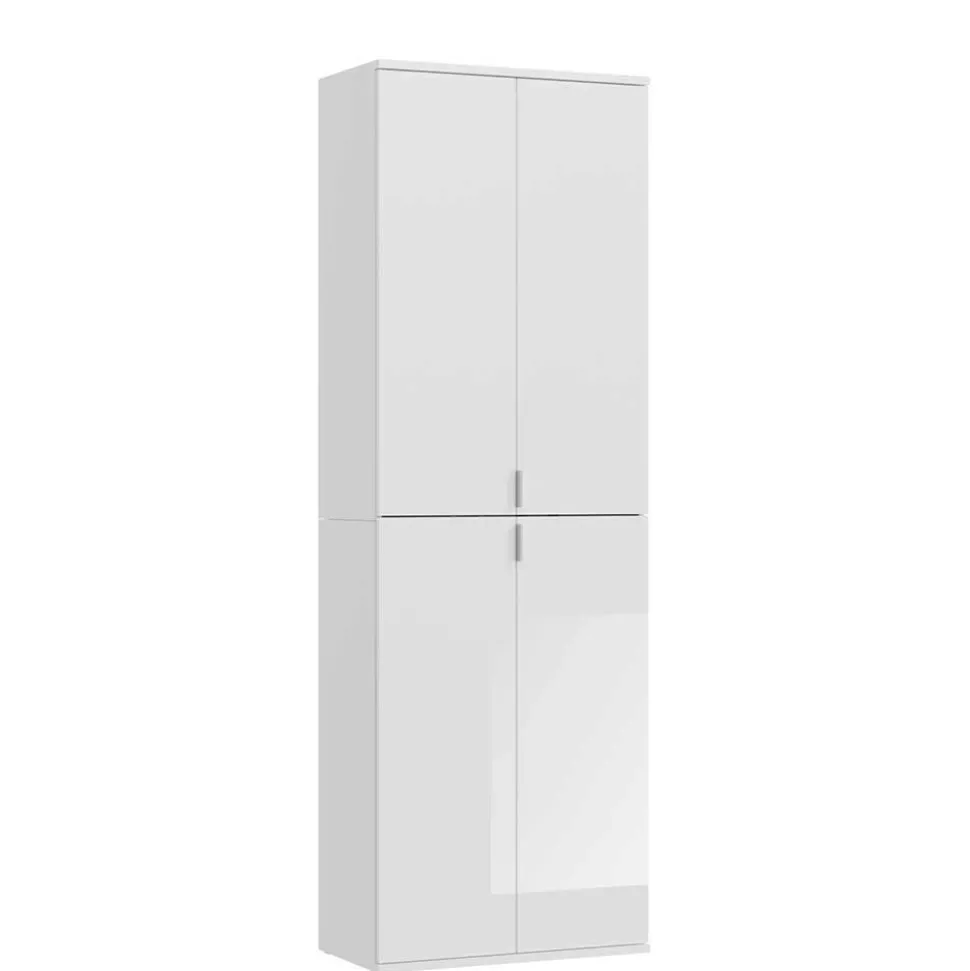 Hochglanz Kleiderschrank 6-türig - Ejulia (zweiteilig)