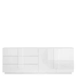 Hochglänzendes Sideboard in Weiß - Kerym