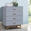 Hochkommode - zweifarbiger Scandi Chic - Caldaro