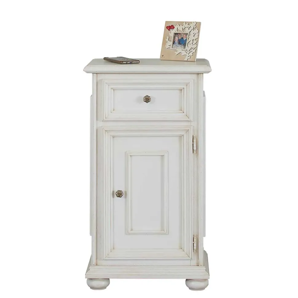 Hochkommode in Antikweiß - Vicina
